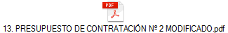 13. PRESUPUESTO DE CONTRATACIN N 2 MODIFICADO.pdf