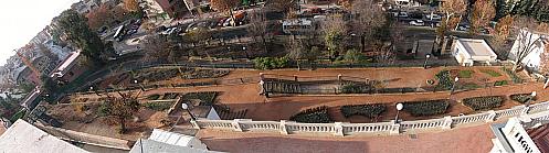 Panormica de los jardines inferiores