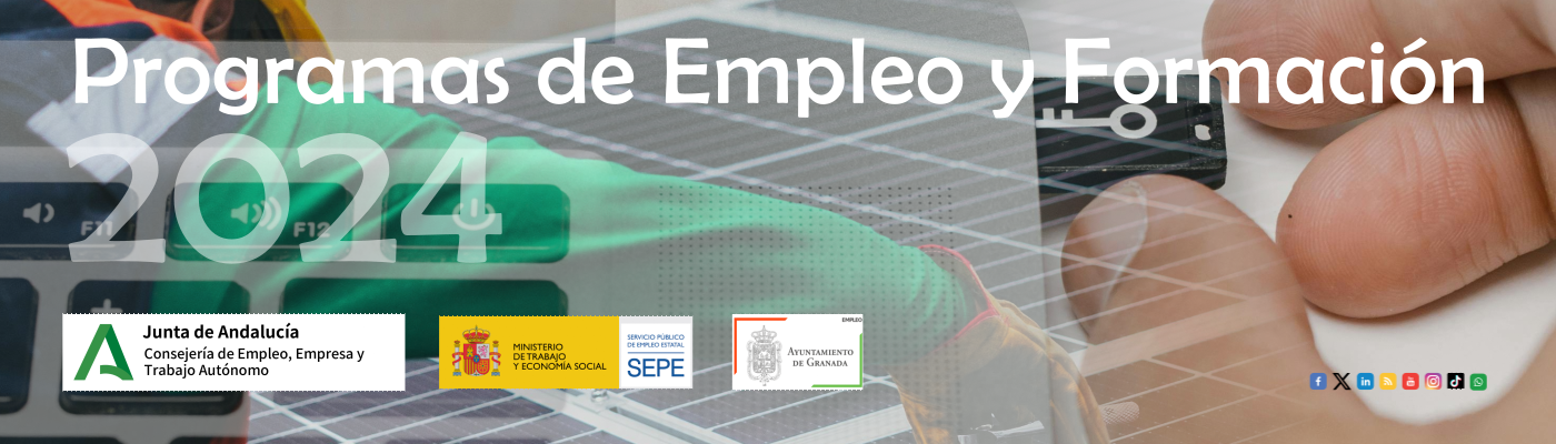 ©Ayto.Granada: Programas de Empleo y Formacin 2024