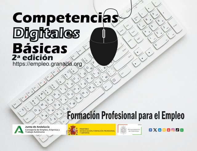 ©Ayto.Granada: banner curso IFCT45 COMPETENCIAS DIGITALES BASICAS 