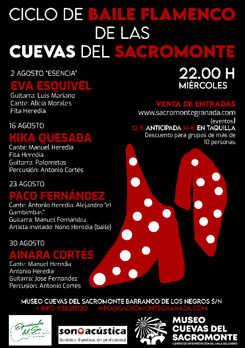 Ciclo de baile flamenco en las Cuevas del Sacromonte