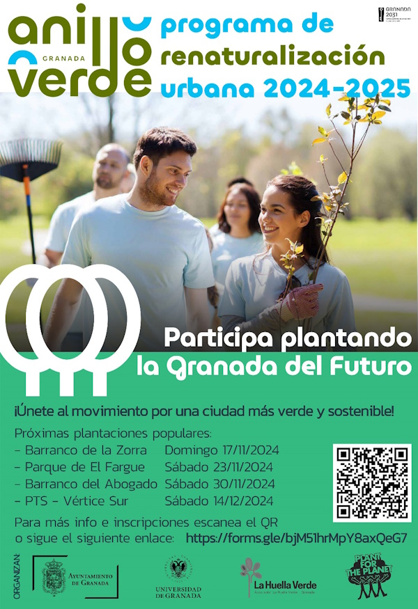 Anillo verde, programa de renaturalizacin urbana 2024-2025